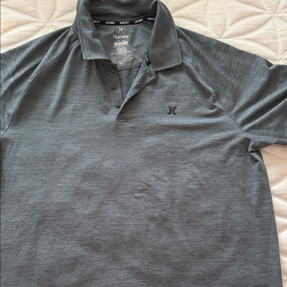 Hurley Men's Charcoal Polo Shirt